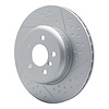Hi-Carbon Alloy Geomet-Coated Dimpled & Slotted Rotor, 2013-2021 BMW, Position: Rear - image 1