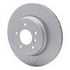 Hi-Carbon Alloy Geomet-Coated Dimpled & Slotted Rotor, 2006-2013 BMW, Position: Rear - image 2