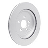 Hi-Carbon Alloy Geomet-Coated Rotor, 2013-2019 Ford/Lincoln/Mercury/Mazda, Position: Rear - image 1