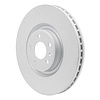 Hi-Carbon Alloy Geomet-Coated Rotor, 2012-2018 Audi/Porsche/Volkswagen, Position: Front - image 1