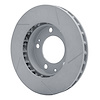 Hi-Carbon Alloy Geomet-Coated Slotted Rotor, 1982-1985 Audi/Porsche/Volkswagen, Position: Front Right - image 1