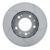 Hi-Carbon Alloy Geomet-Coated Slotted Rotor, 1982-1985 Audi/Porsche/Volkswagen, Position: Front Left - image 3