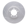 Hi-Carbon Alloy Geomet-Coated Slotted Rotor, 2010-2013 Audi/Porsche/Volkswagen, Position: Front Right - image 1
