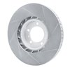 Hi-Carbon Alloy Geomet-Coated Slotted Rotor, 2010-2013 Audi/Porsche/Volkswagen, Position: Front Left - image 2