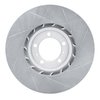 Hi-Carbon Alloy Geomet-Coated Slotted Rotor, 2010-2013 Audi/Porsche/Volkswagen, Position: Front Left - image 3