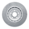 Hi-Carbon Alloy Geomet-Coated Slotted Rotor, 2015-2021 Audi/Porsche/Volkswagen, Position: Front Right - image 1