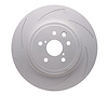 Hi-Carbon Alloy Geomet-Coated Slotted Rotor, Fits Select Lexus/Toyota/Scion, Position: Rear Left - image 1
