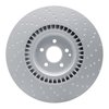 Hi-Carbon Alloy Geomet-Coated Dimpled Rotor, 2007-2014 Mercedes-Benz, Position: Front - image 3
