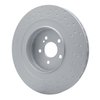 Hi-Carbon Alloy Geomet-Coated Dimpled Rotor, 2007-2014 Mercedes-Benz, Position: Rear - image 3