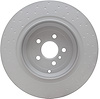 Hi-Carbon Alloy Geomet-Coated Dimpled Rotor, 2007-2011 Mercedes-Benz, Position: Rear