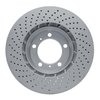 Hi-Carbon Alloy Geomet-Coated Drilled Rotor, 1999-2021 Audi/Porsche/Volkswagen, Position: Front Right - image 3