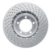Hi-Carbon Alloy Geomet-Coated Drilled Rotor, 1999-2021 Audi/Porsche/Volkswagen, Position: Front Left - image 4