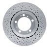 Hi-Carbon Alloy Geomet-Coated Drilled Rotor, 2000-2008 Audi/Porsche/Volkswagen, Position: Rear - image 2