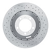 Hi-Carbon Alloy Geomet-Coated Drilled Rotor, 2010-2011 Audi/Porsche/Volkswagen, Position: Front Left - image 1