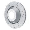 Hi-Carbon Alloy Geomet-Coated Drilled Rotor, 2010-2011 Audi/Porsche/Volkswagen, Position: Front Left - image 2
