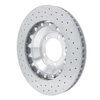 Hi-Carbon Alloy Geomet-Coated Drilled Rotor, 2010-2011 Audi/Porsche/Volkswagen, Position: Front Left - image 4