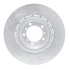 Hi-Carbon Alloy Geomet-Coated Drilled Rotor, 2010-2011 Audi/Porsche/Volkswagen, Position: Rear Left - image 2