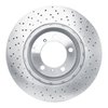 Hi-Carbon Alloy Geomet-Coated Drilled Rotor, 2015-2017 Audi/Porsche/Volkswagen, Position: Front Right - image 4