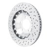 Hi-Carbon Alloy Geomet-Coated Drilled Rotor, 2013-2019 Audi/Porsche/Volkswagen, Position: Front Right - image 4