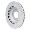 Hi-Carbon Alloy Geomet-Coated Drilled Rotor, 2016-2021 Audi/Porsche/Volkswagen, Position: Front Right - image 4