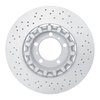 Hi-Carbon Alloy Geomet-Coated Drilled Rotor, 2017-2021 Audi/Porsche/Volkswagen, Position: Front Right - image 3