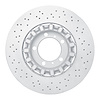 Hi-Carbon Alloy Geomet-Coated Drilled Rotor, 2017-2021 Audi/Porsche/Volkswagen, Position: Front Left - image 1
