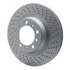 Hi-Carbon Alloy Geomet-Coated Drilled Rotor, 2016-2016 Audi/Porsche/Volkswagen, Position: Rear Right - image 2