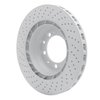 Hi-Carbon Alloy Geomet-Coated Drilled Rotor, 1998-1998 Audi/Porsche/Volkswagen, Position: Rear Right - image 3