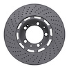 Hi-Carbon Alloy Geomet-Coated Drilled Rotor, 1994-1998 Audi/Porsche/Volkswagen, Position: Front Right - image 1