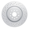 Hi-Carbon Alloy Geomet-Coated Drilled Rotor, 2018-2021 Subaru, Position: Front - image 1