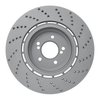 Hi-Carbon Alloy Geomet-Coated Drilled Rotor, 2006-2010 BMW, Position: Rear Left - image 4