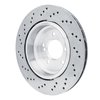 Hi-Carbon Alloy Geomet-Coated Drilled Rotor, 2006-2008 BMW, Position: Rear Right - image 4