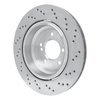 Hi-Carbon Alloy Geomet-Coated Drilled Rotor, 2006-2008 BMW, Position: Rear Left - image 4