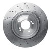 Hi-Carbon Alloy Geomet-Coated Drilled Rotor, 2008-2013 BMW, Position: Rear Left - image 2