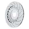 Hi-Carbon Alloy Geomet-Coated Drilled Rotor, 2012-2019 BMW, Position: Rear Left - image 3