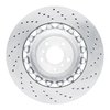 Hi-Carbon Alloy Geomet-Coated Drilled Rotor, 2012-2019 BMW, Position: Rear Left - image 4