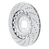 Hi-Carbon Alloy Geomet-Coated Drilled Rotor, 2012-2019 BMW, Position: Rear Right - image 4