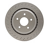 Hi-Carbon Alloy Geomet-Coated Drilled Rotor, 2006-2013 GM, Position: Rear - image 1