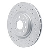 Hi-Carbon Alloy Geomet-Coated Drilled Rotor, 2017-2021 Acura/Honda, Position: Front - image 1