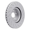 Hi-Carbon Alloy Geomet-Coated Drilled Rotor, 2007-2013 Mercedes-Benz, Position: Front - image 1