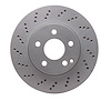 Hi-Carbon Alloy Geomet-Coated Drilled Rotor, 2008-2015 Mercedes-Benz, Position: Front - image 1