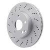 Hi-Carbon Alloy Geomet-Coated Drilled Rotor, 2008-2015 Mercedes-Benz, Position: Front - image 2