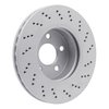 Hi-Carbon Alloy Geomet-Coated Drilled Rotor, 2008-2015 Mercedes-Benz, Position: Front - image 4