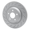 Hi-Carbon Alloy Geomet-Coated Drilled Rotor, 2013-2020 Mercedes-Benz, Position: Rear - image 2