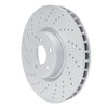 Hi-Carbon Alloy Geomet-Coated Drilled Rotor, 2013-2020 Mercedes-Benz, Position: Front - image 2
