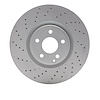 Hi-Carbon Alloy Geomet-Coated Drilled Rotor, 2013-2020 Mercedes-Benz, Position: Front - image 1