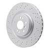 Hi-Carbon Alloy Geomet-Coated Drilled Rotor, 2012-2019 Mercedes-Benz, Position: Front - image 1