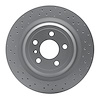 Hi-Carbon Alloy Geomet-Coated Drilled Rotor, 2012-2015 Mercedes-Benz, Position: Rear - image 1