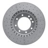 Hi-Carbon Alloy Geomet-Coated Drilled Rotor, 2017-2018 Mercedes-Benz, Position: Front - image 2