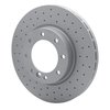 Hi-Carbon Alloy Geomet-Coated Drilled Rotor, 2017-2018 Mercedes-Benz, Position: Front - image 4